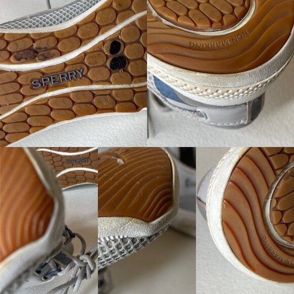 Sperry Top-Sider Women's 7 Seas 3-Eye Gray Boat Shoes Sneakers Size 7 - Picture 15 of 16